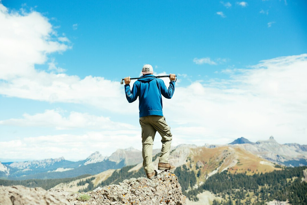 person achieving financial goals